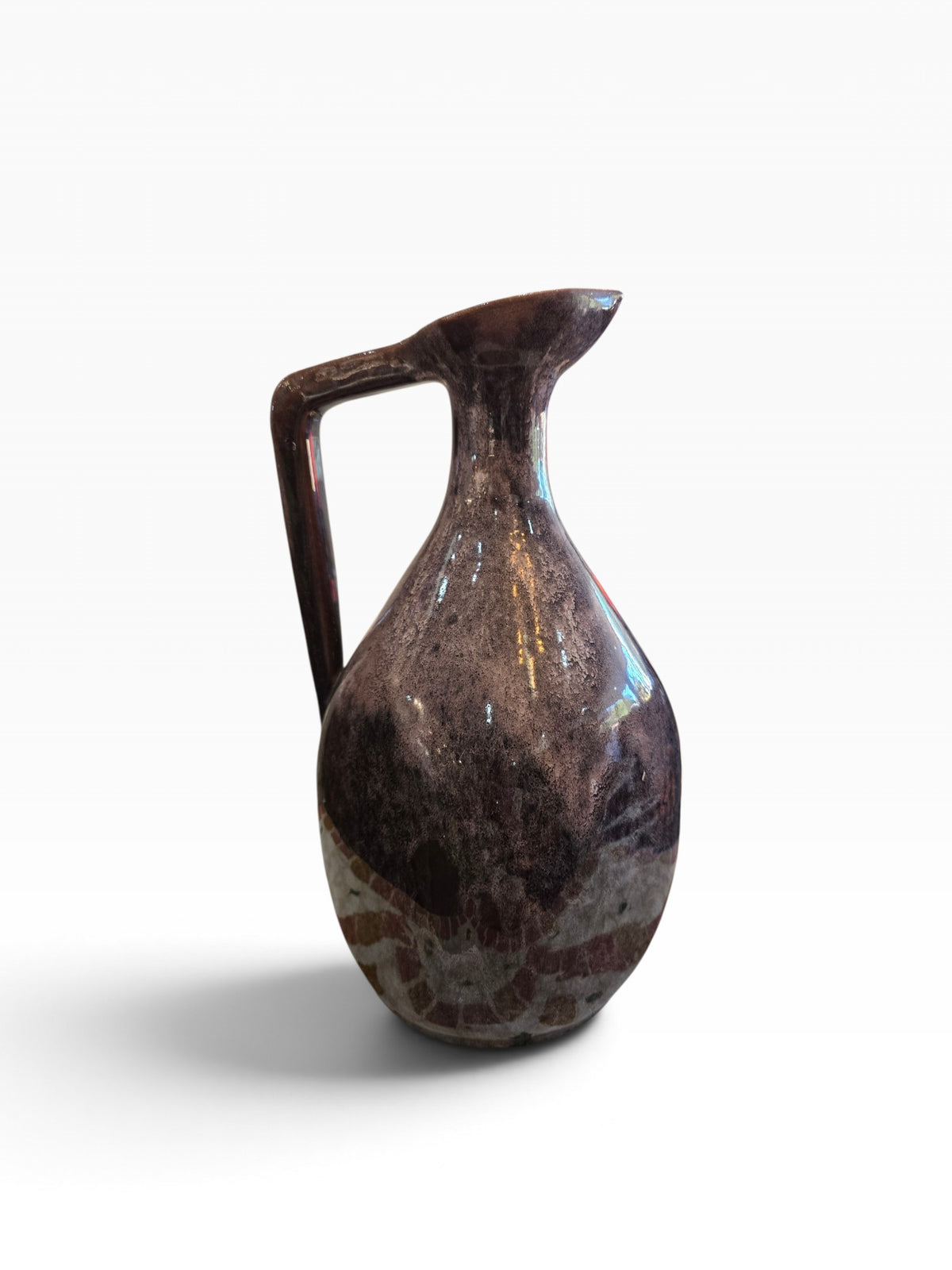 Grand pichet / vase sculptural Accolay – Potiers d’Accolay – années 1950-60 – signé, N°3 – H. 33 cm