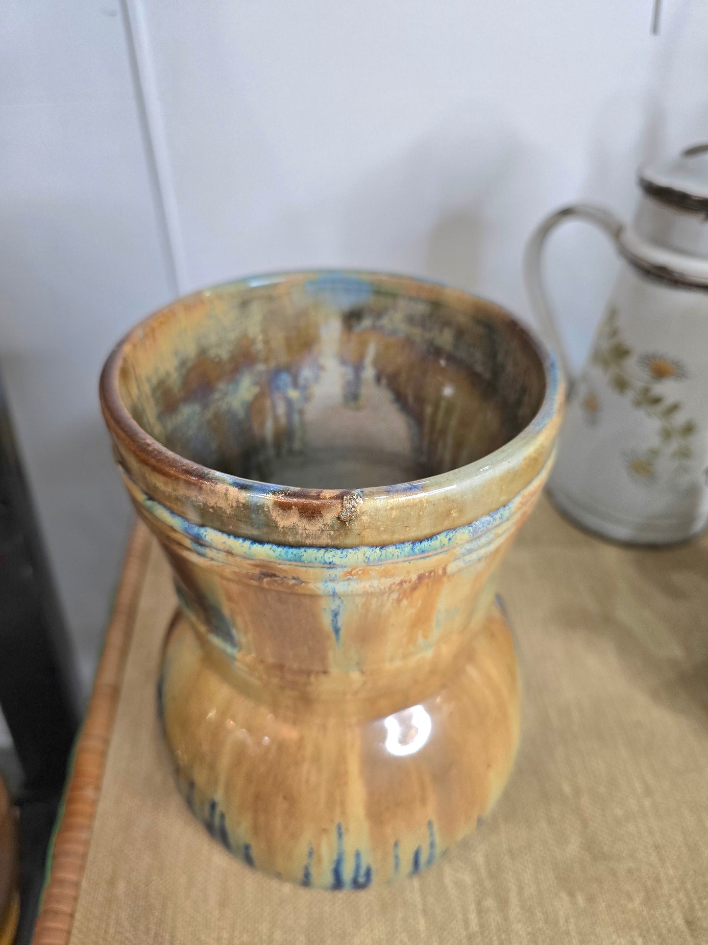 Vase en grès émaillé vintage