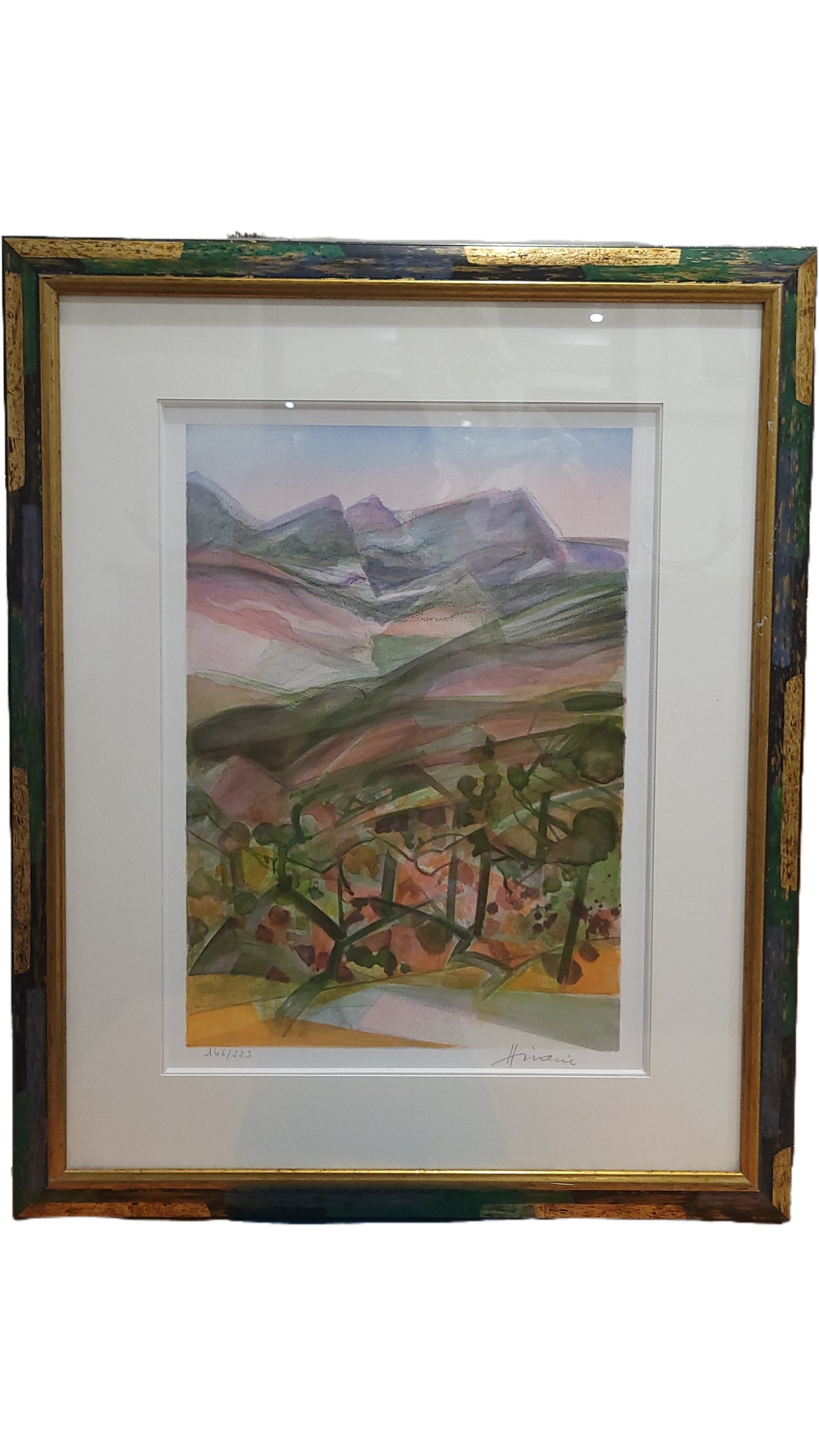 Lithographie signée Hilaire
