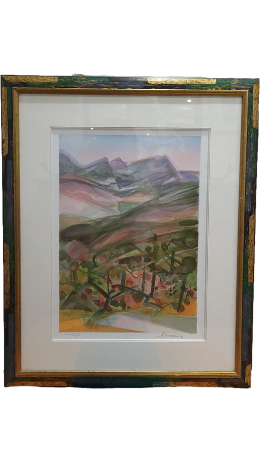Lithographie signée Hilaire