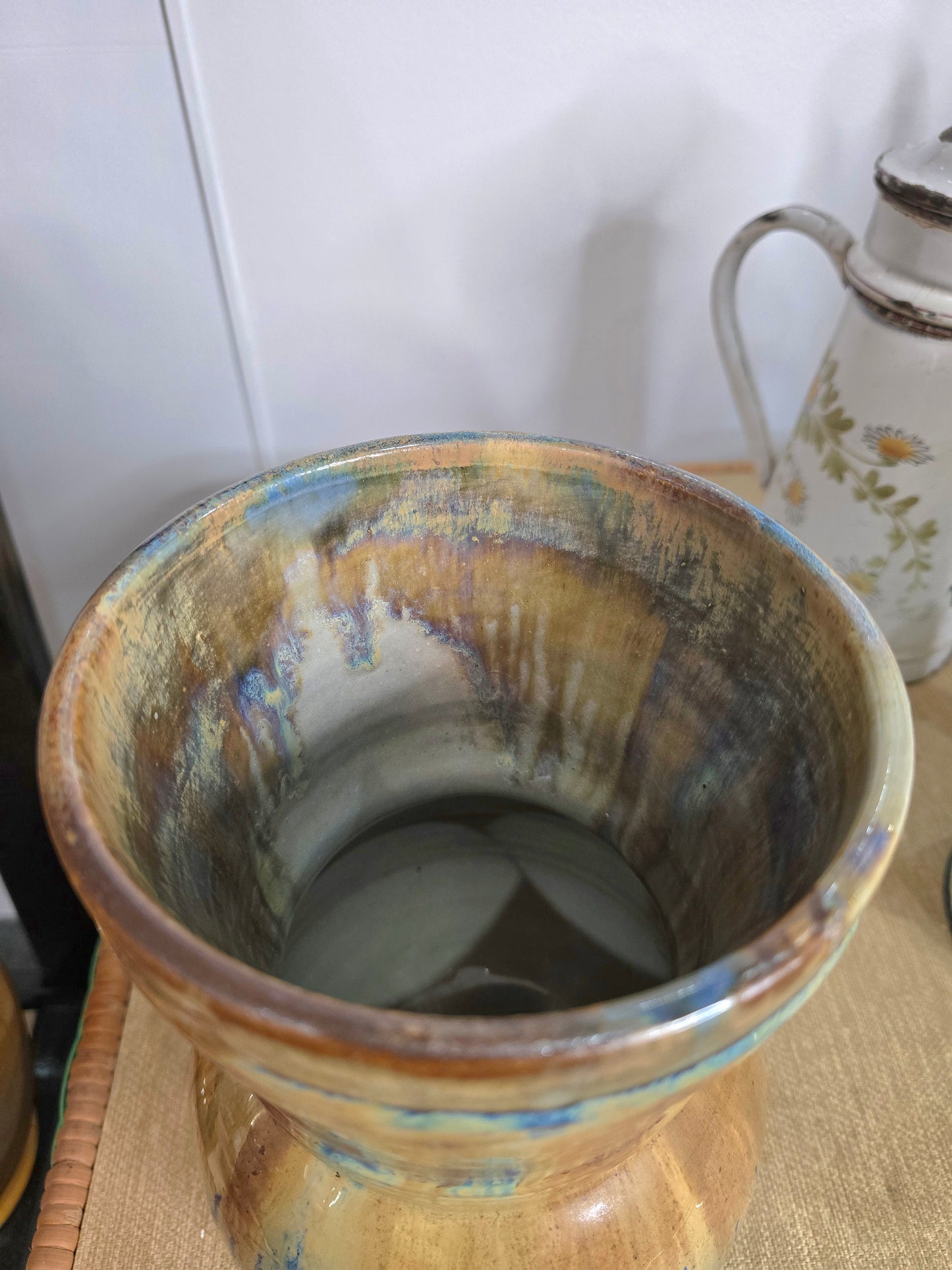 Vase en grès émaillé vintage