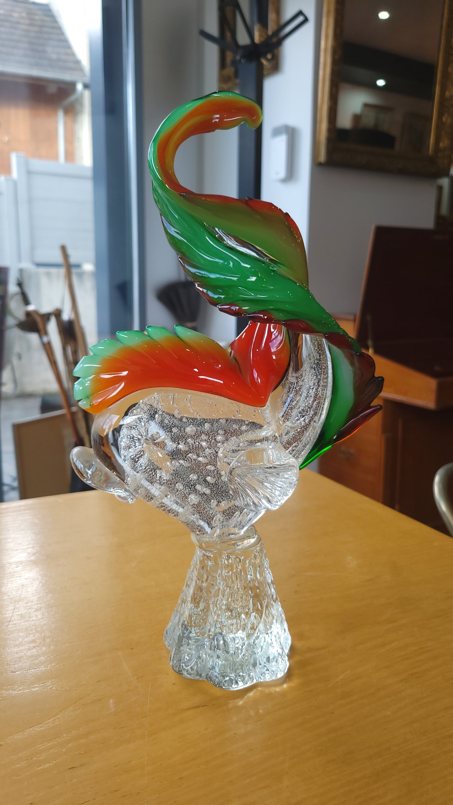 Dauphin en verre soufflé