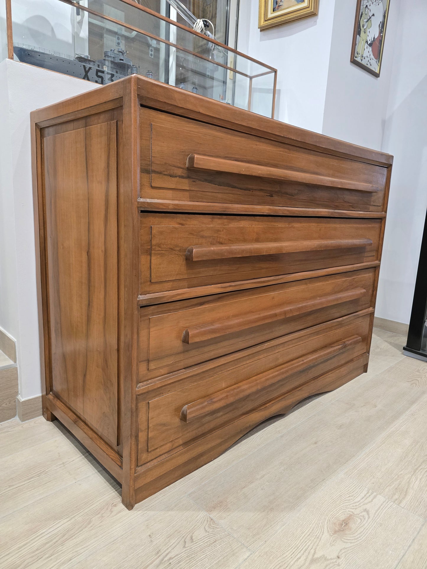 Commode 4 Tiroirs en Noyer