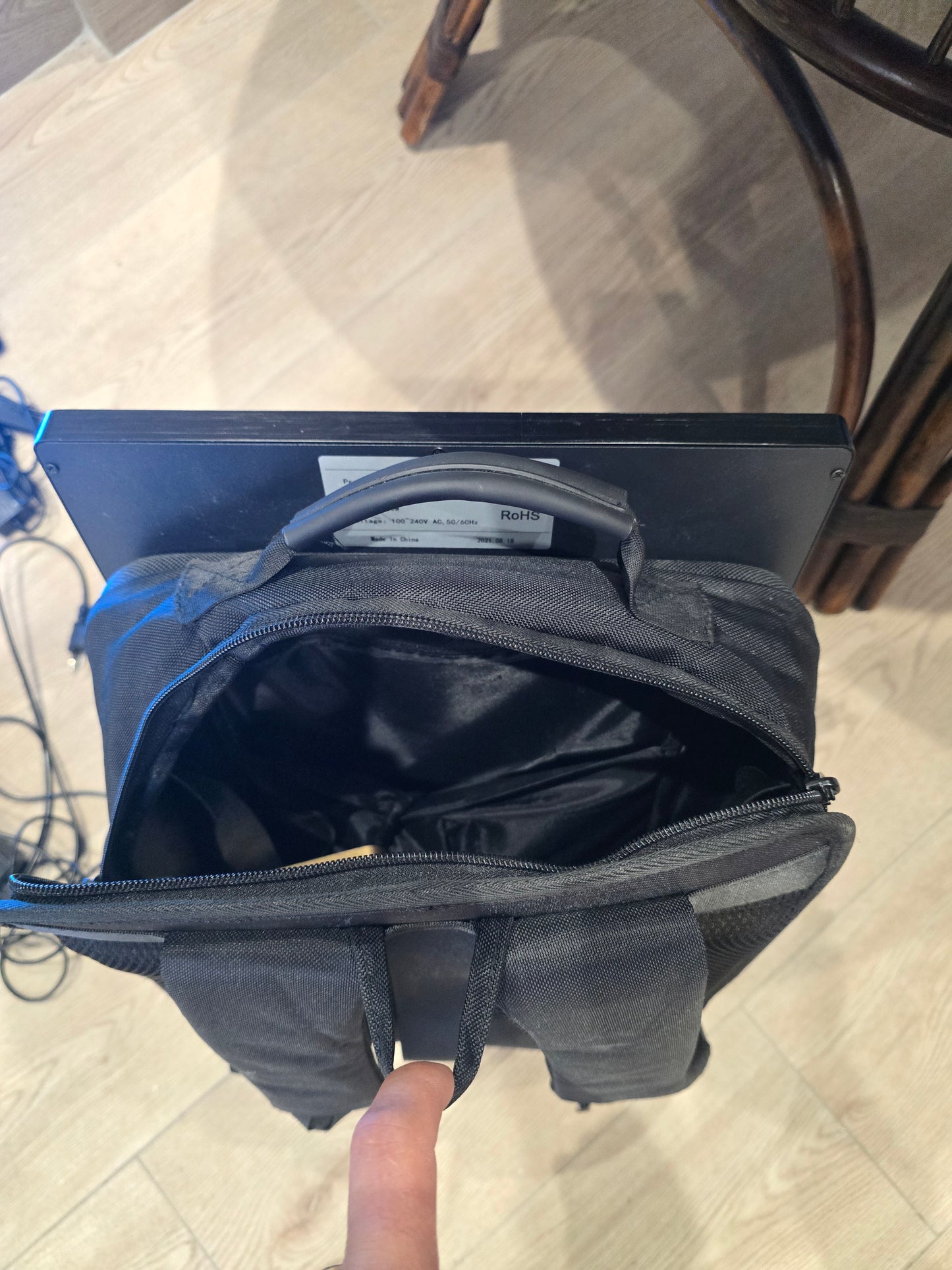 2 Sac à dos écran publicitaire numérique – Écran HD4k Android 22" – Complet