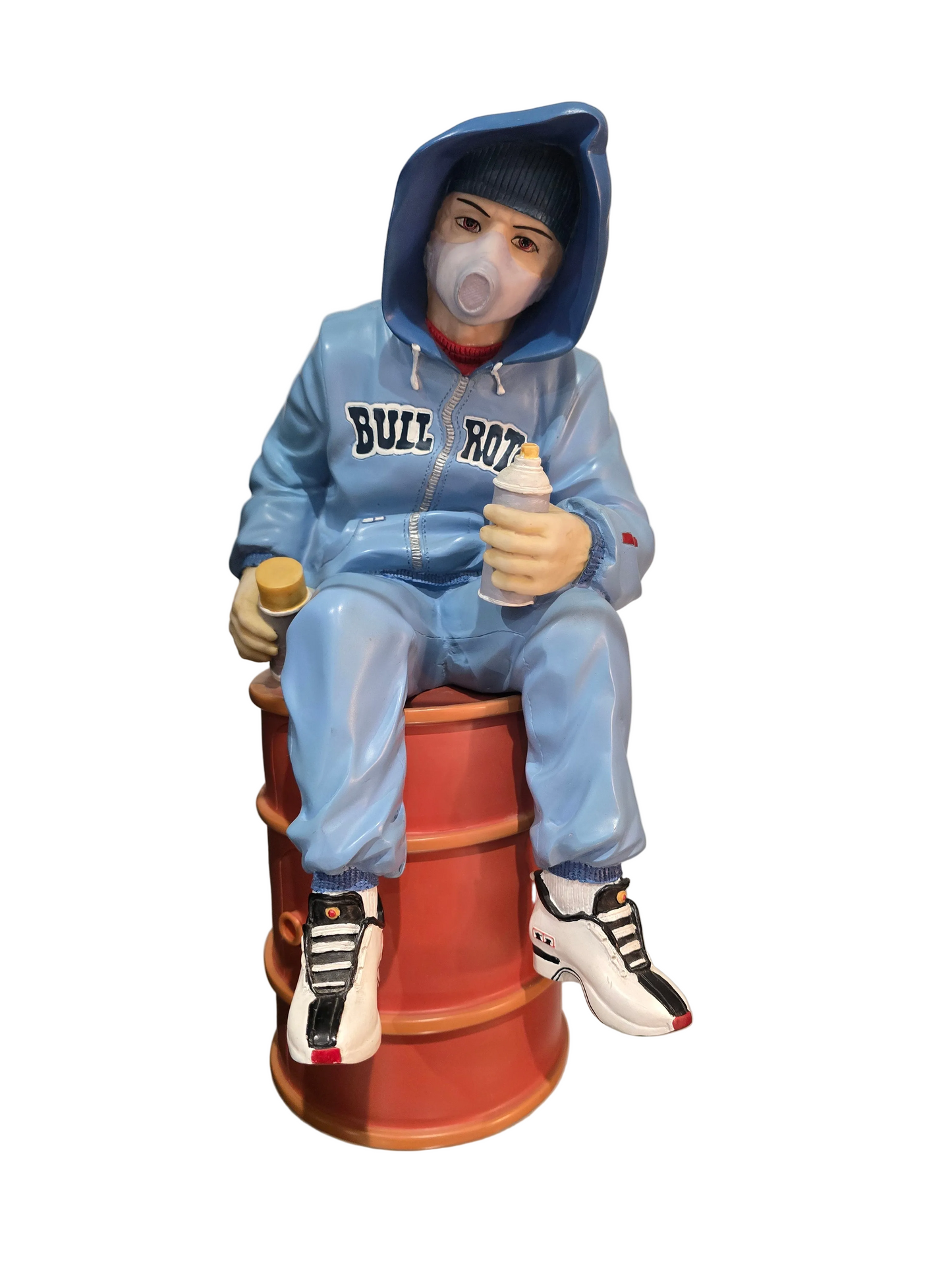 Sculpture Bullrot – Graffiti Artist – Édition limitée – Street art contemporain