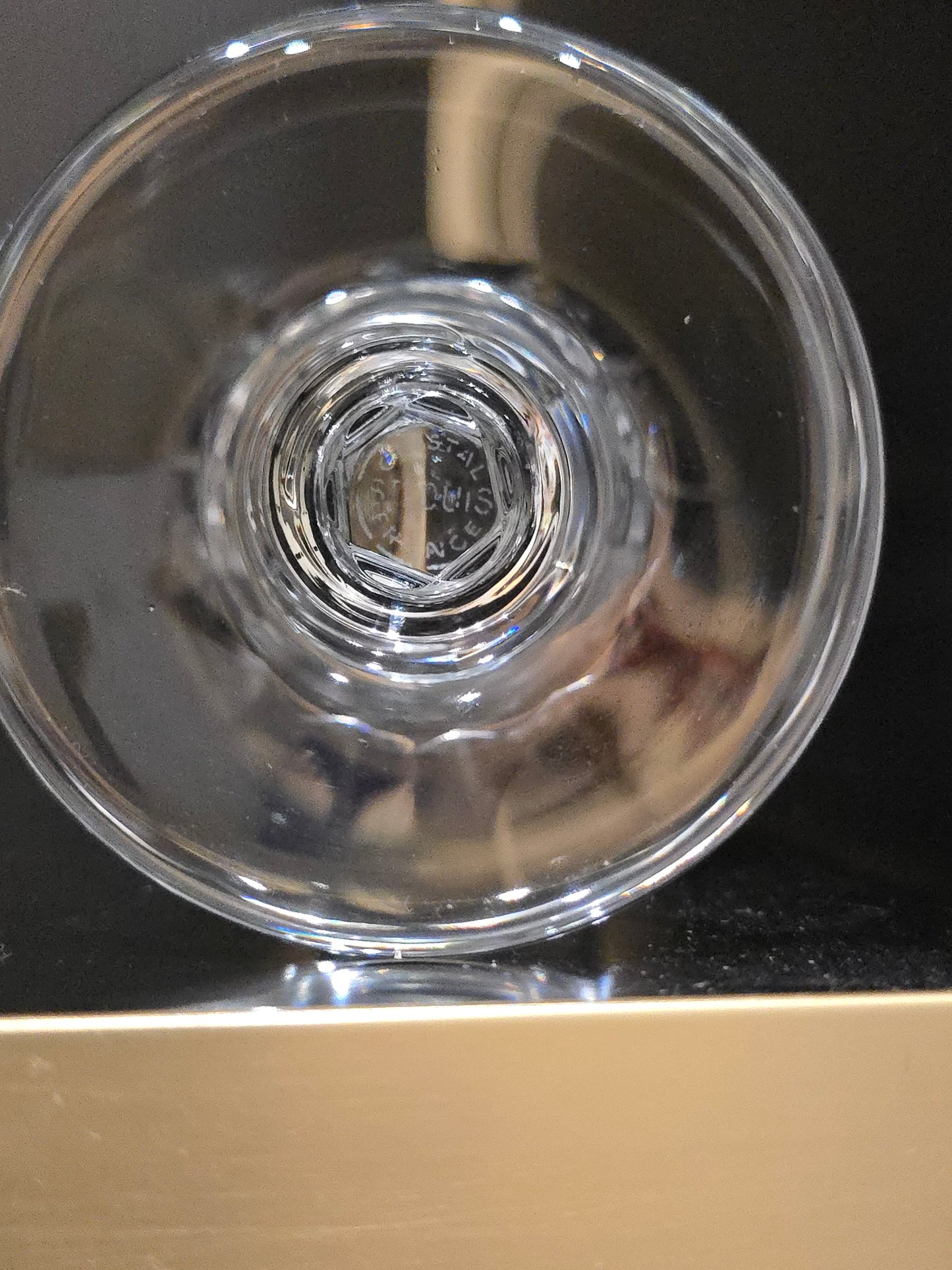 12 verres à eau Saint-Louis modèle Guernesey en cristal taillé
