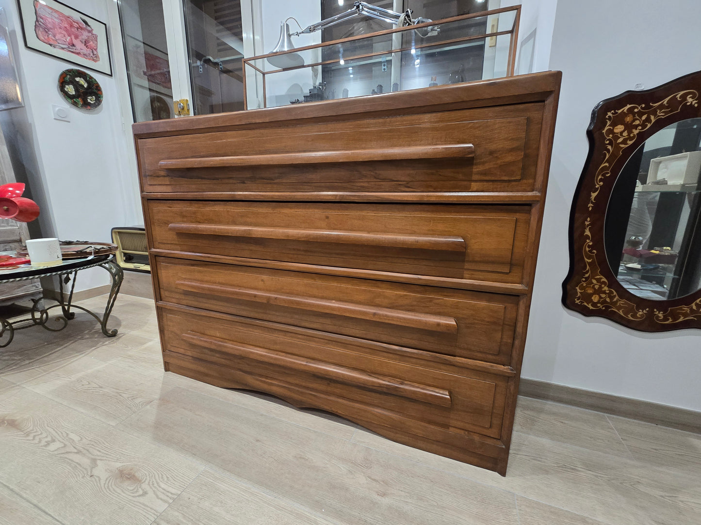 Commode 4 Tiroirs en Noyer