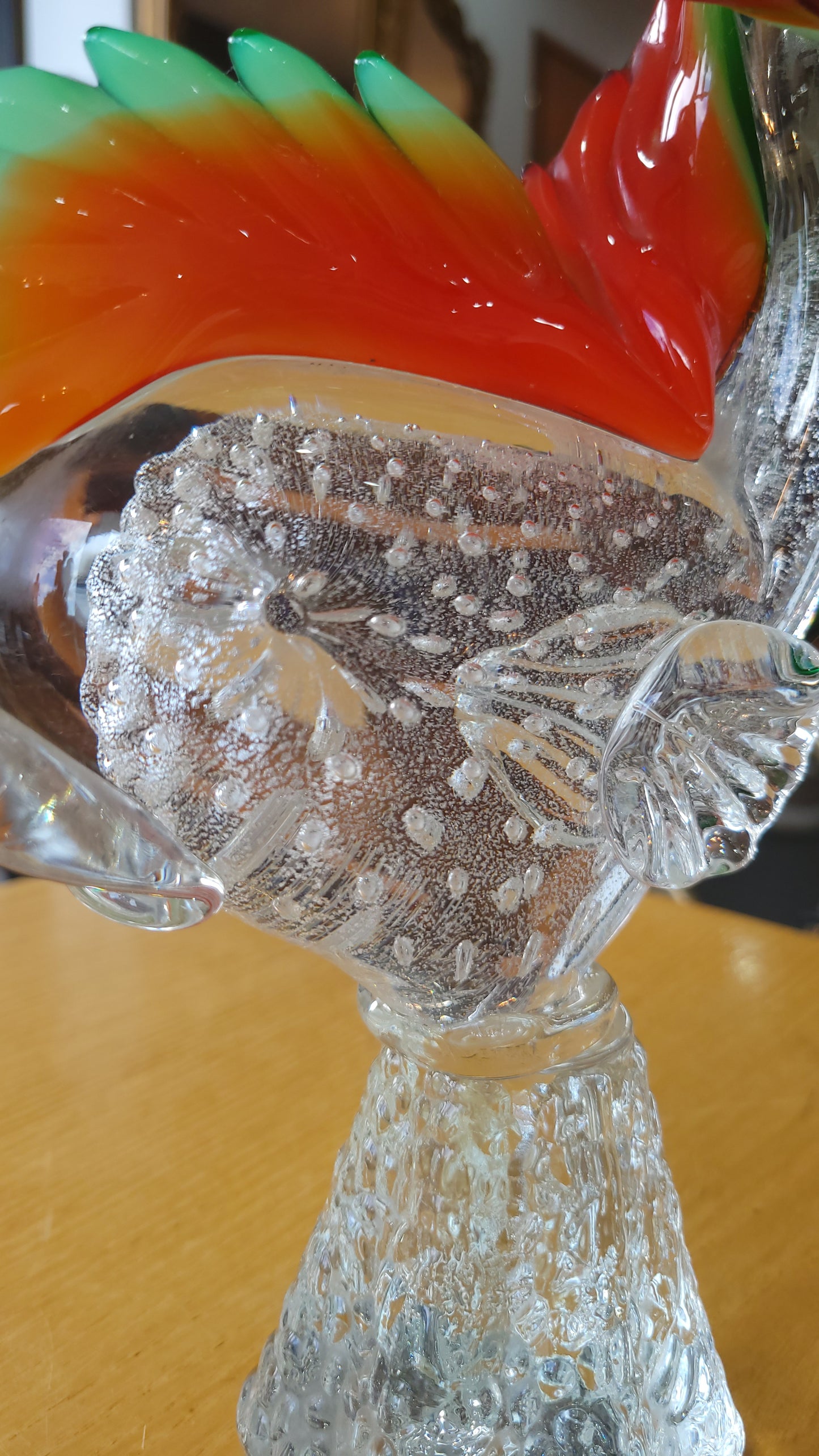 Dauphin en verre soufflé