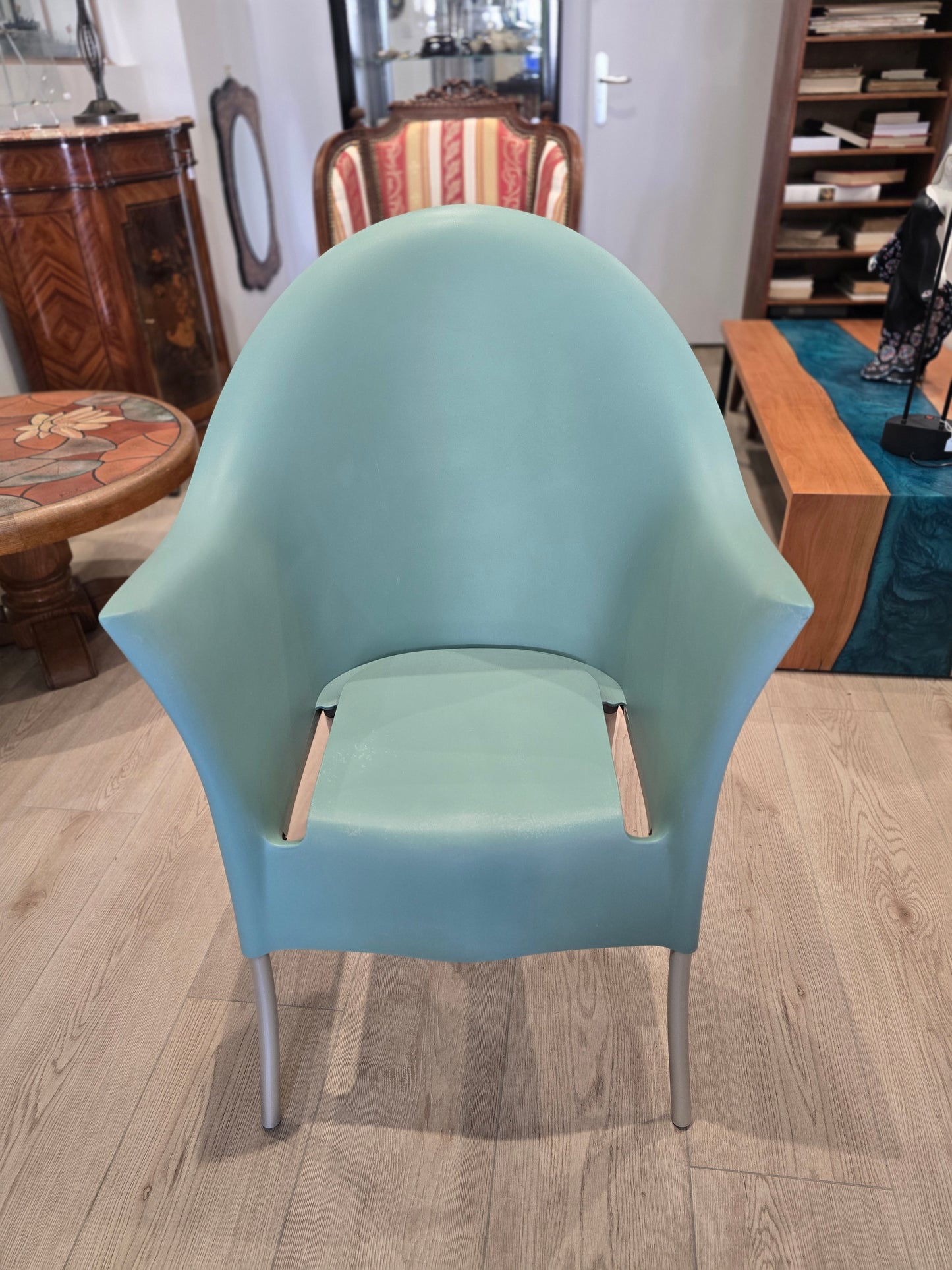 Fauteuil Lord YO by Philippe Starck pour Aleph / Kartell – vert céladon