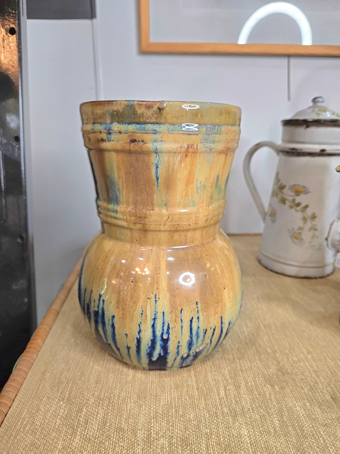 Vase en grès émaillé vintage