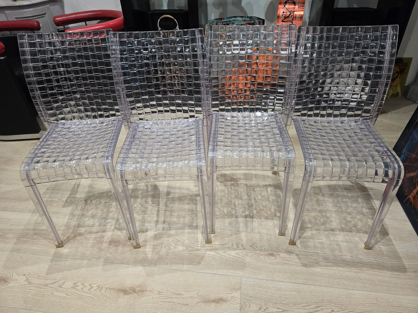 4 Chaise Kartell “Ami Ami” – Design Tokujin Yoshioka – Polycarbonate Transparent