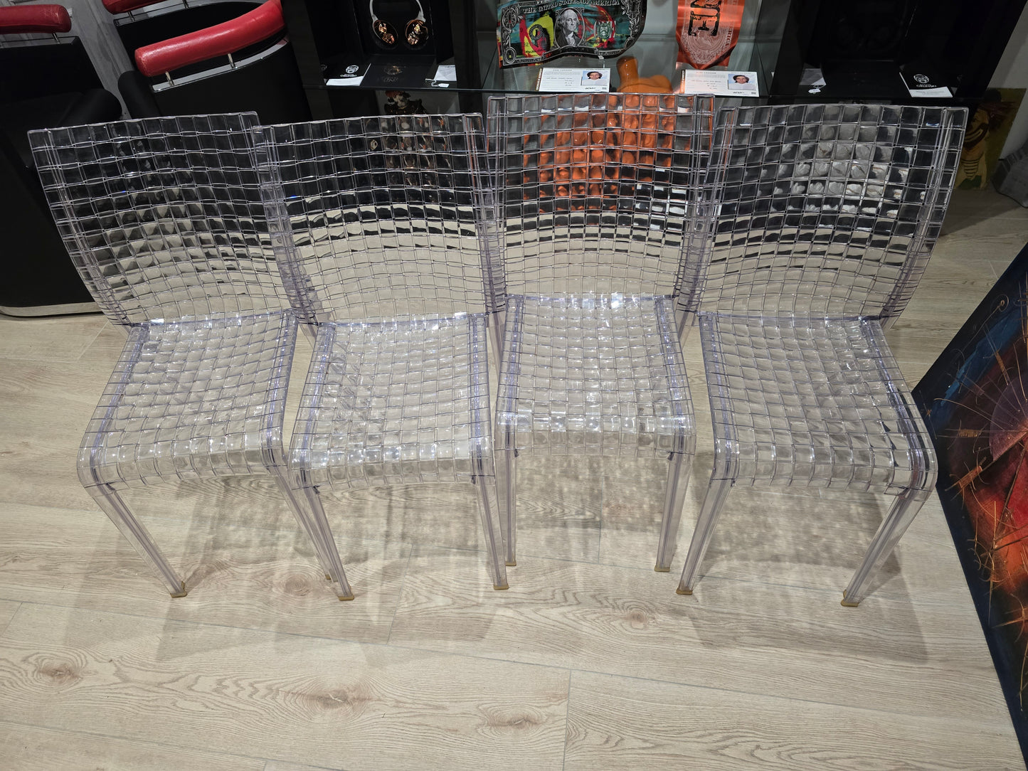 4 Chaise Kartell “Ami Ami” – Design Tokujin Yoshioka – Polycarbonate Transparent