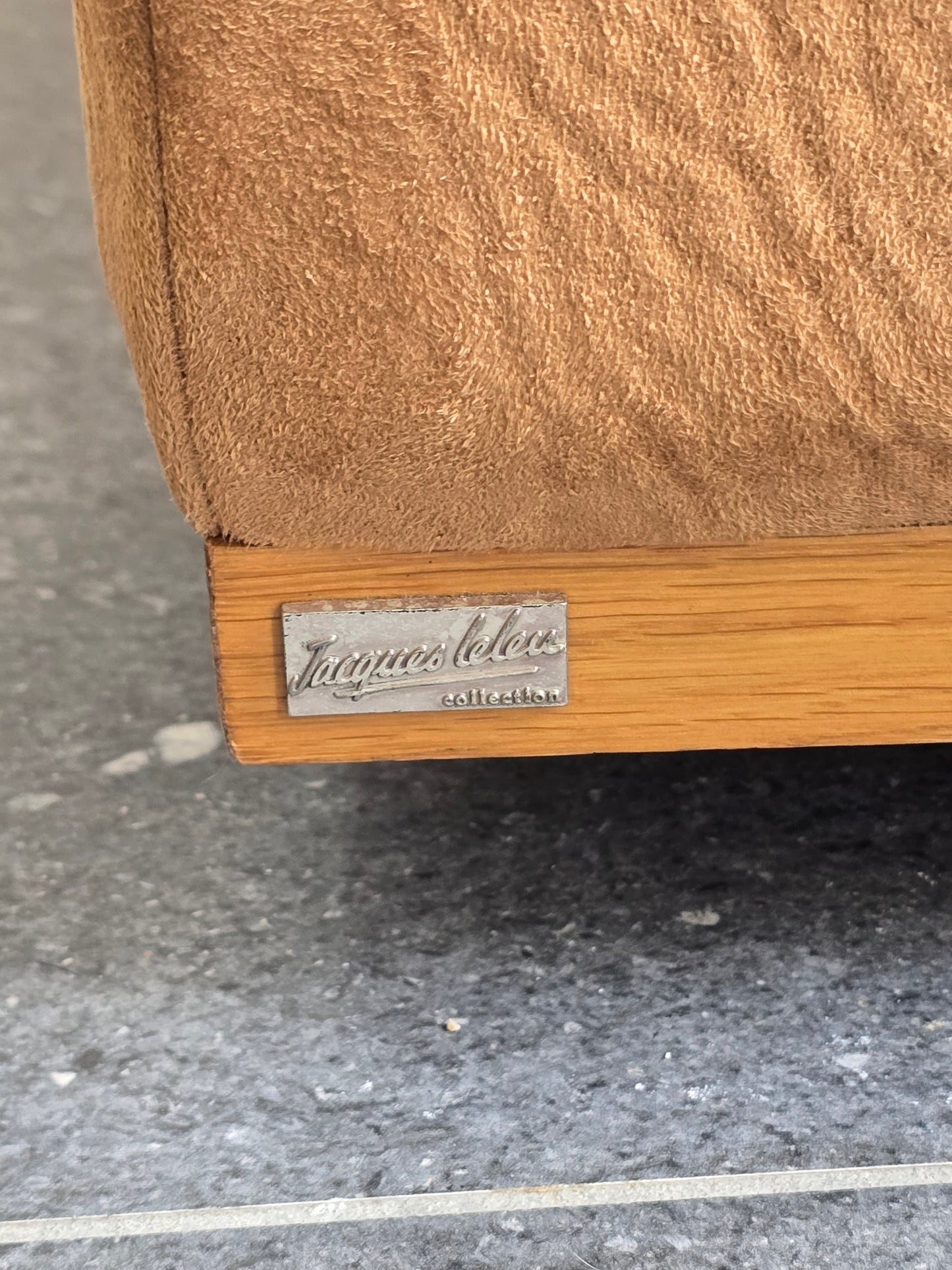 Banquette/ottomane -"jaque leuleu collection" velour caramel