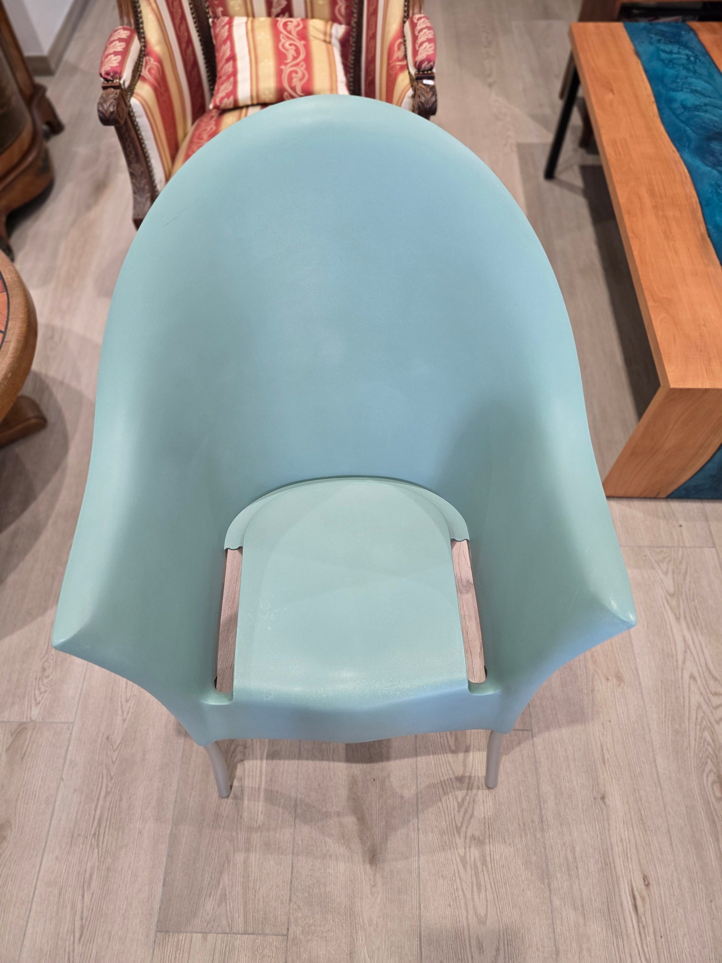 Fauteuil Lord YO by Philippe Starck pour Aleph / Kartell – vert céladon