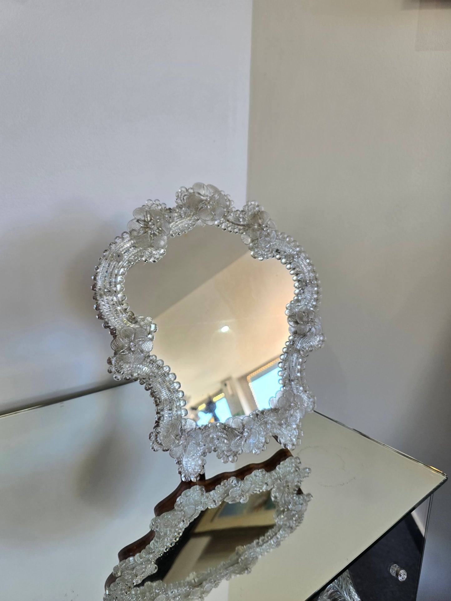 Miroir Vénitien en Verre – 35 x 30 cm