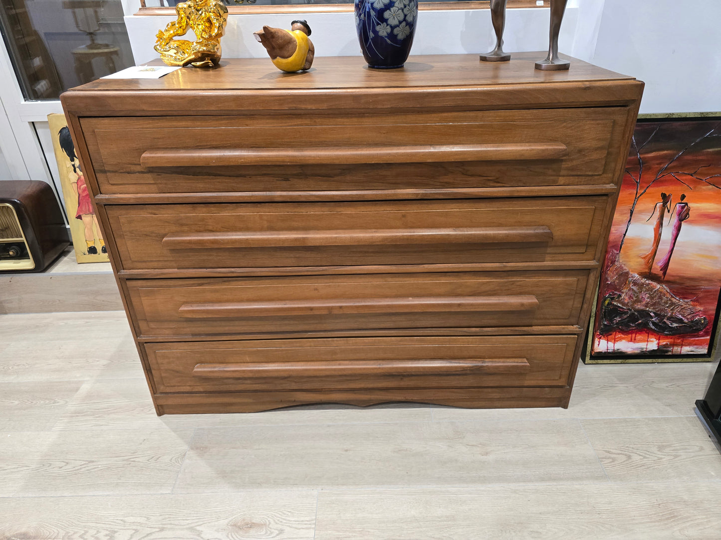 Commode 4 Tiroirs en Noyer