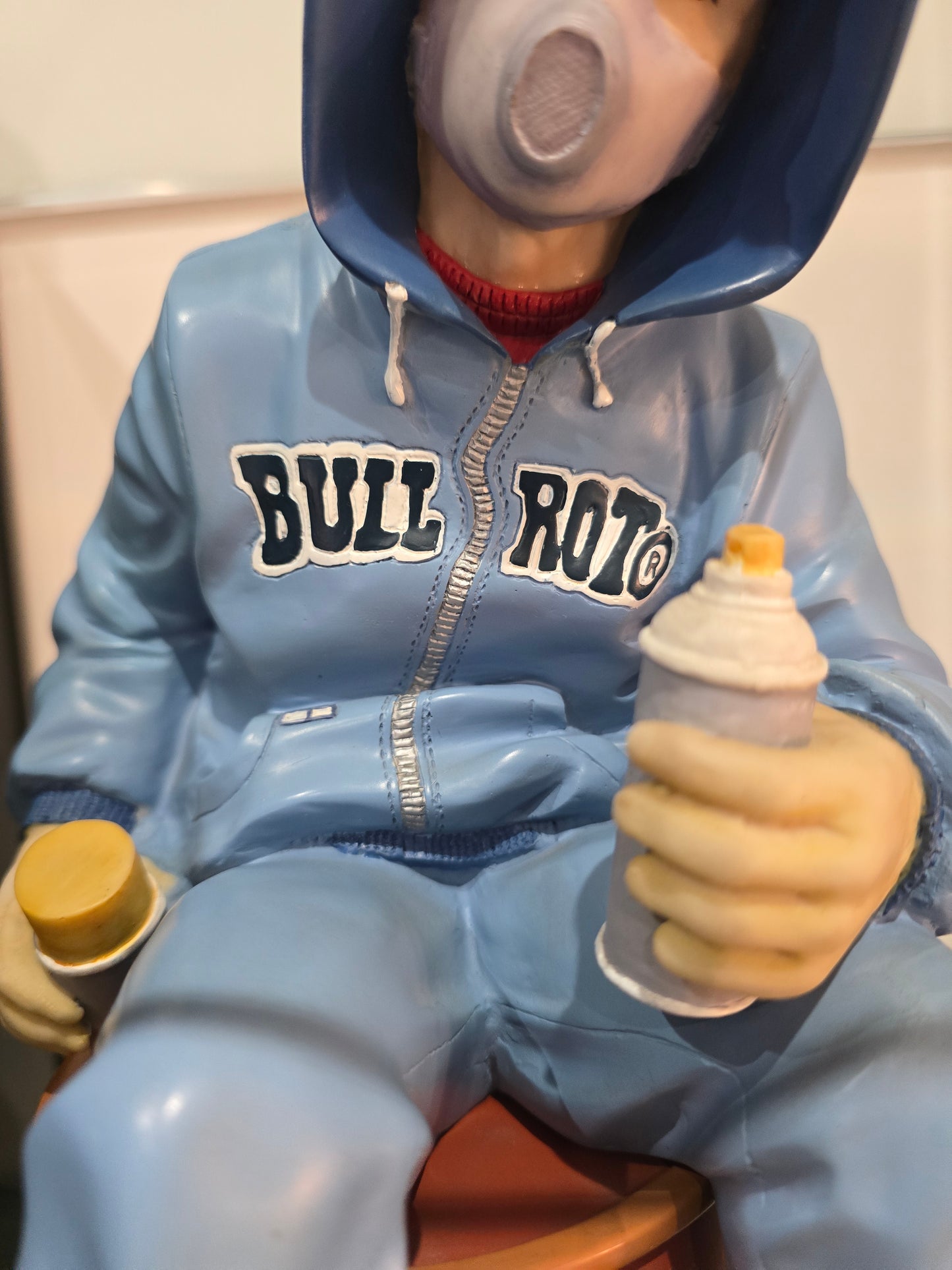 Sculpture Bullrot – Graffiti Artist – Édition limitée – Street art contemporain