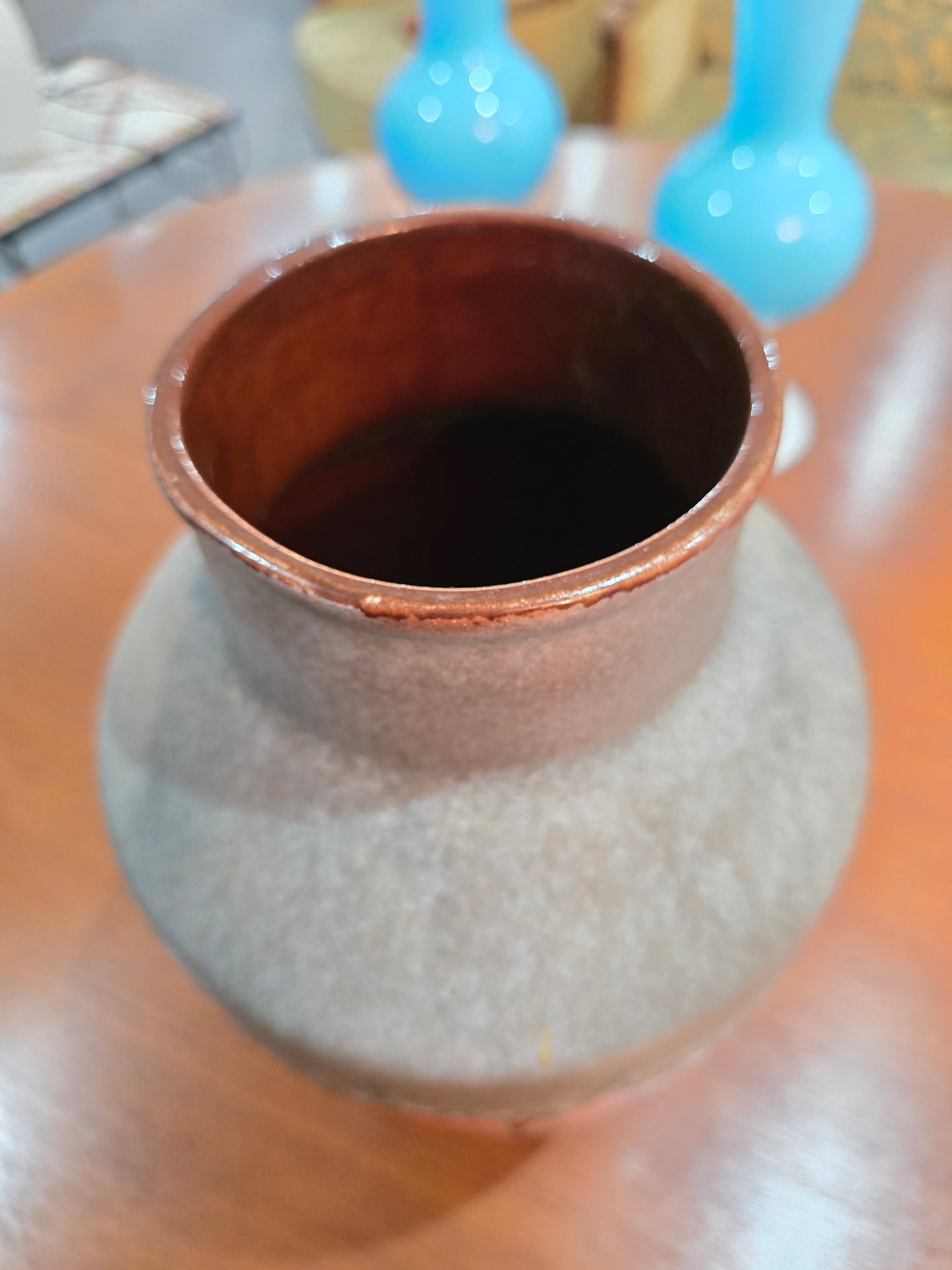 Vase allemand Fat Lava – Céramique émaillée – Germany, années 1960–1970