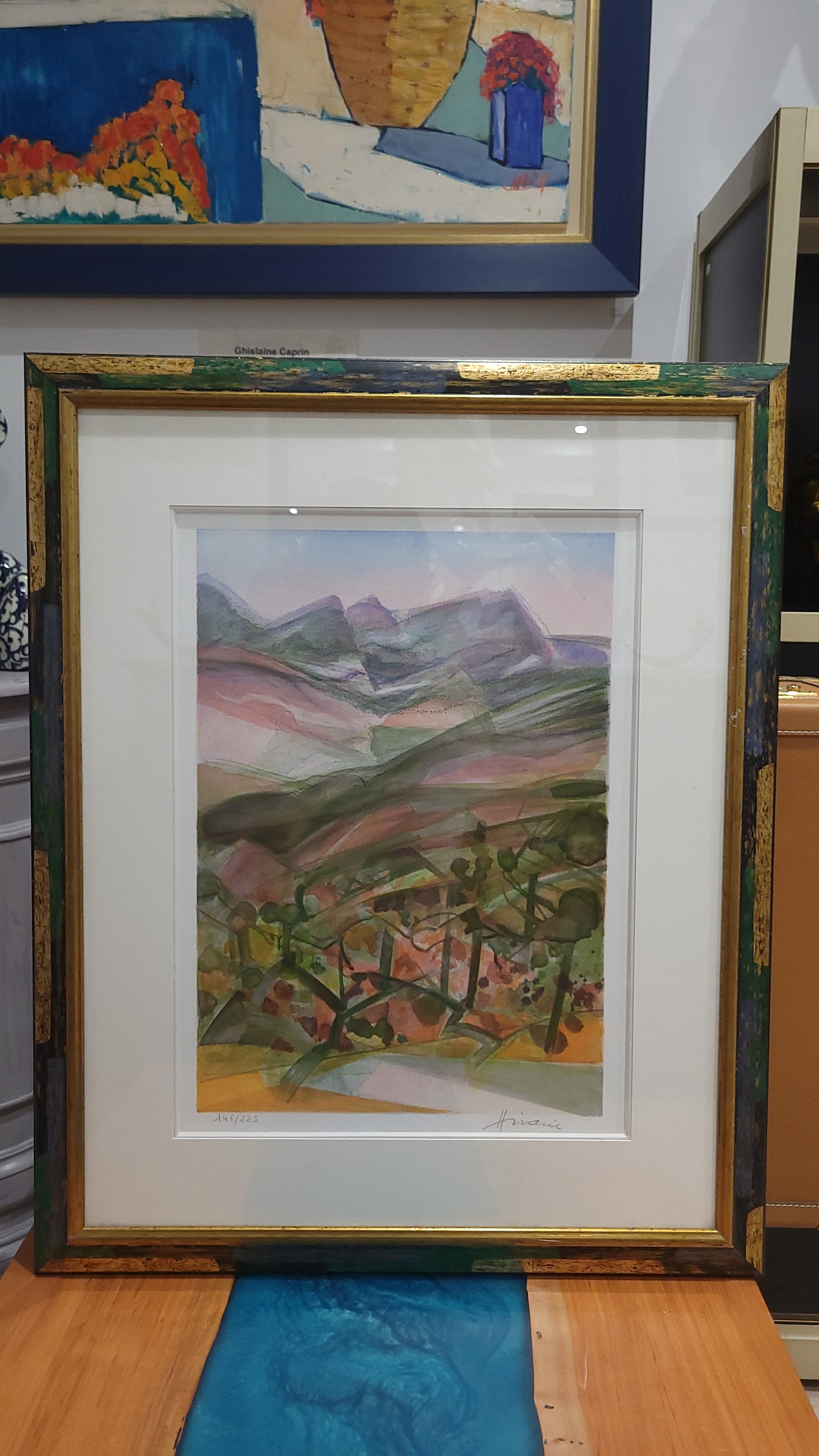 Lithographie signée Hilaire