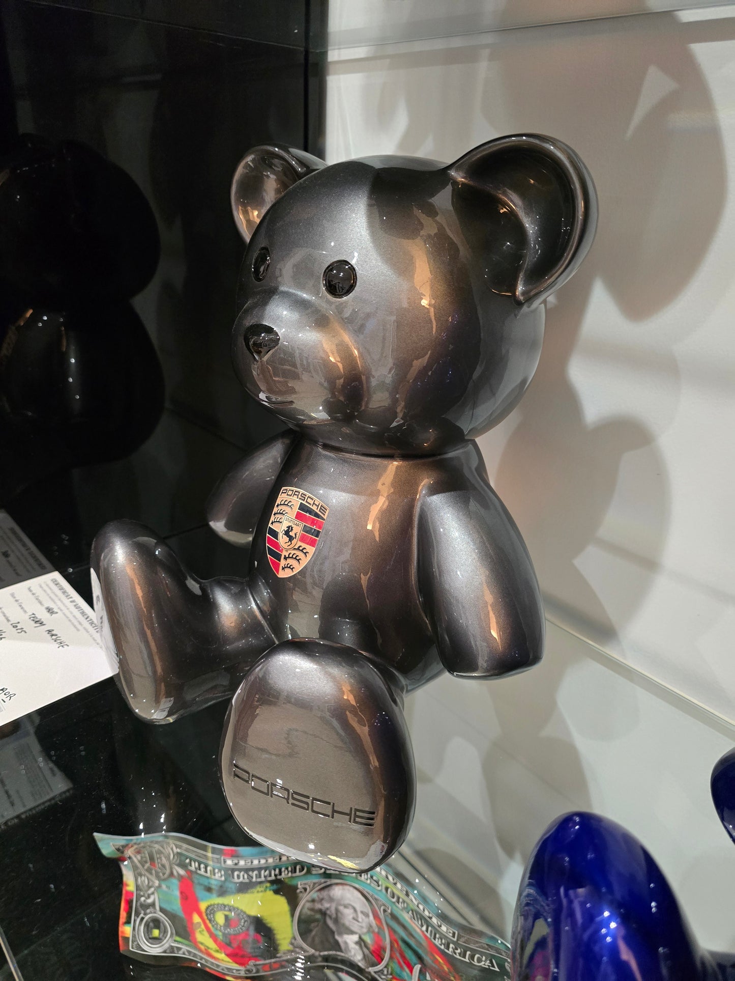 Teddy Bear Porsche – Édition Limitée 11/26 – 35 cm – Design Auto & Art Pop