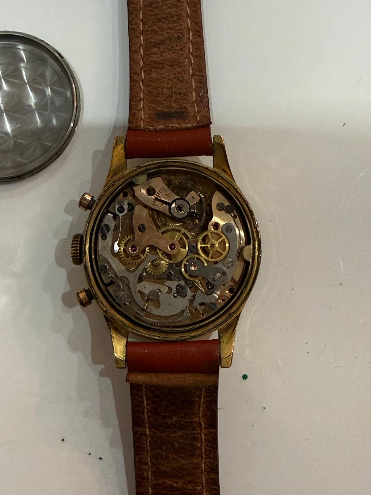 Montre Chronographe Vintage Elgé – 17 Jewels – Incabloc – Calibre Suisse