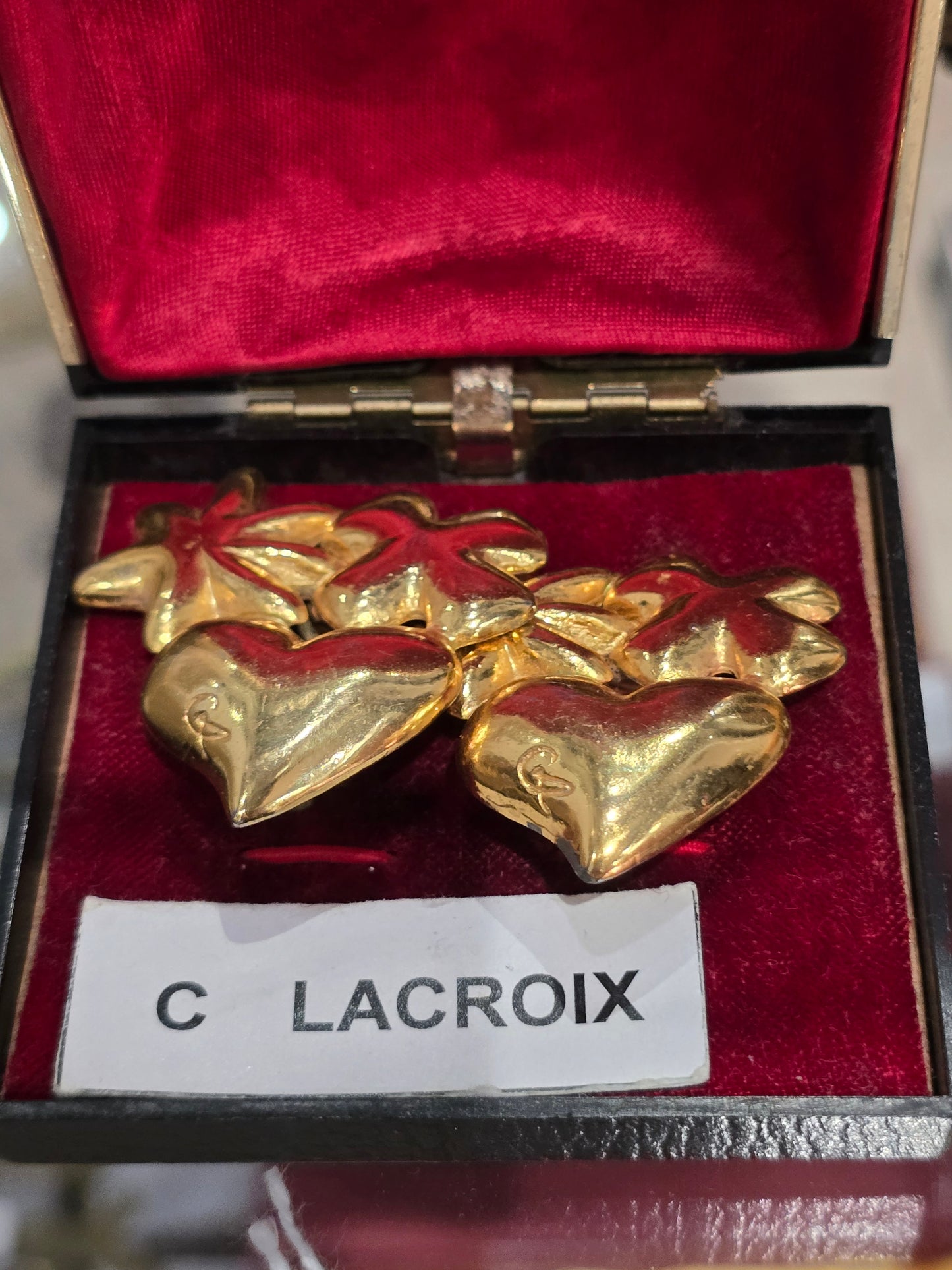 Boucles d’oreilles clip vintage Christian Lacroix
