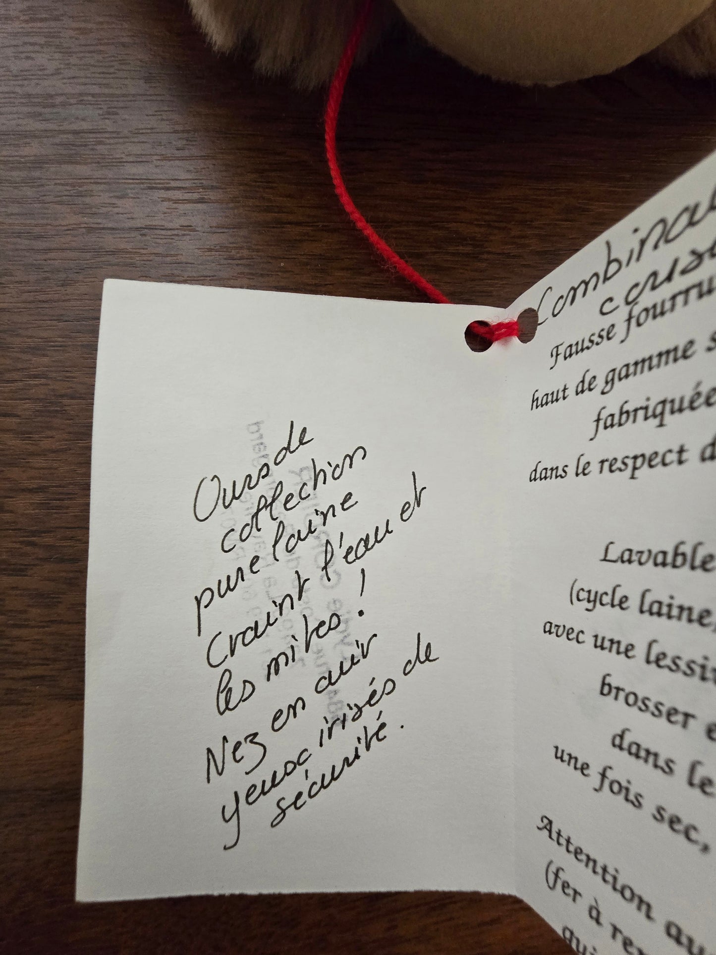 Ours collection combinaison rose