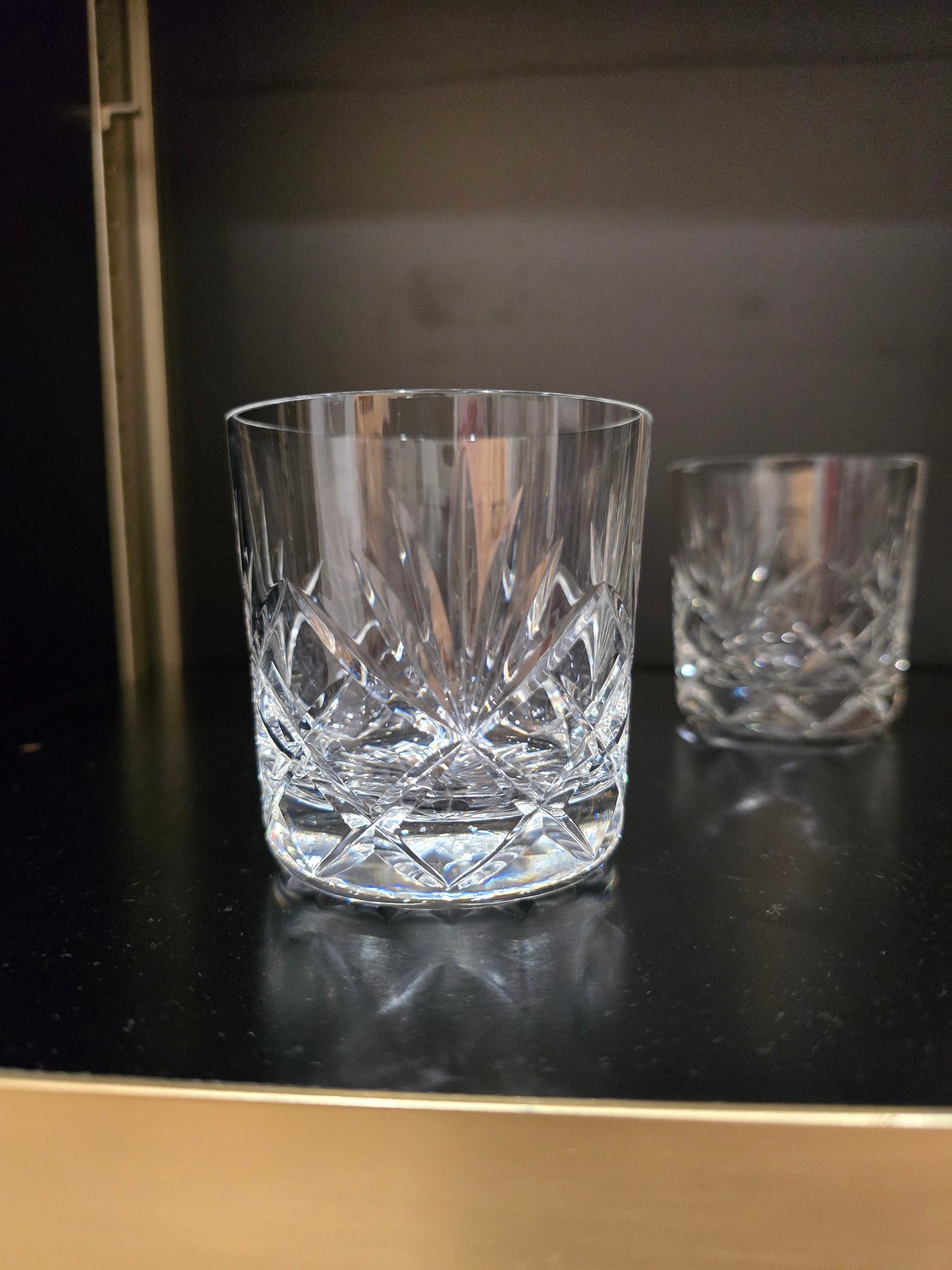 Service à whisky – carafe et 4 verres en cristal