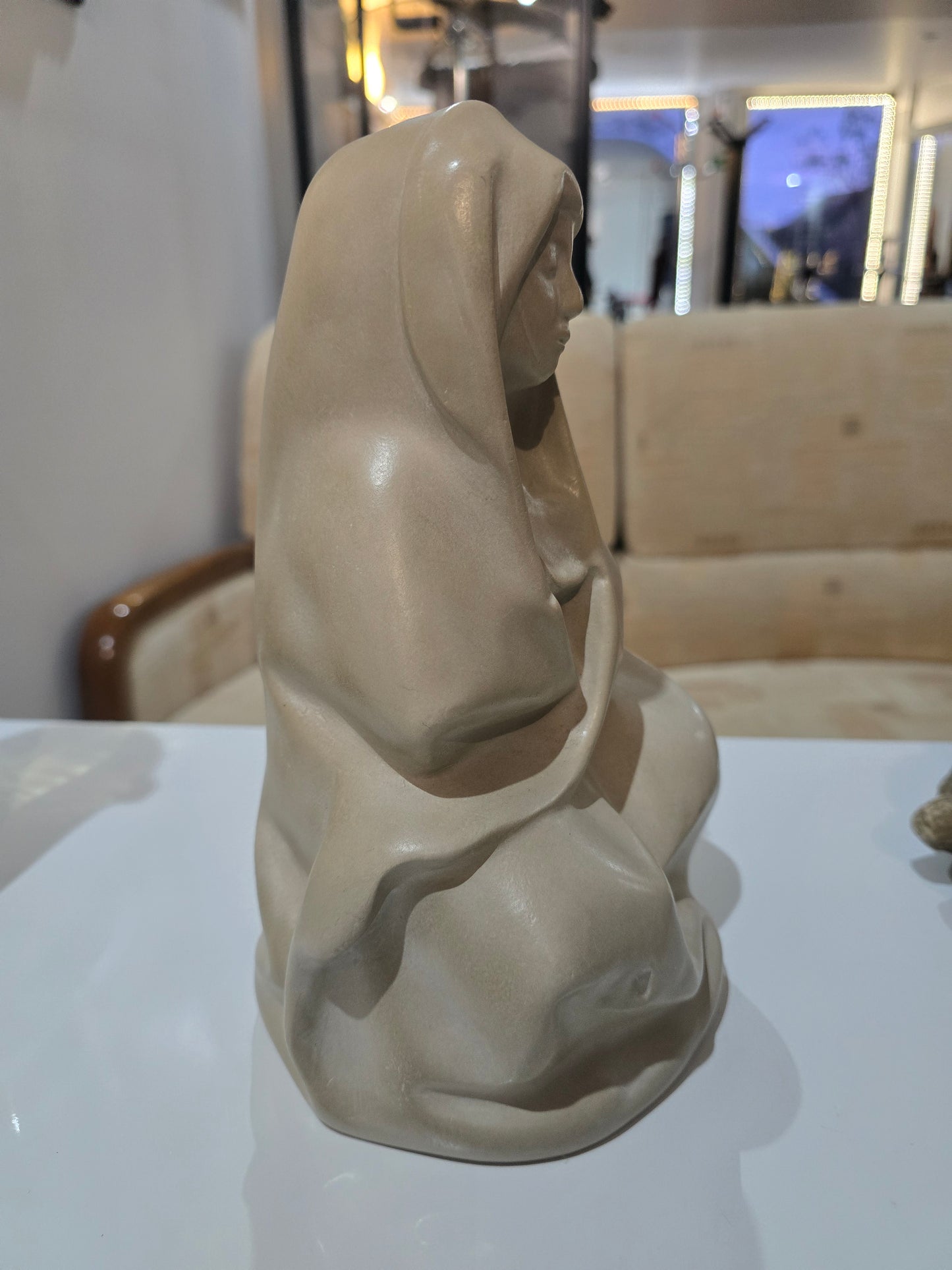 Sculpture – Vierge Méditative (Reproduction Officielle des Musées Nationaux)