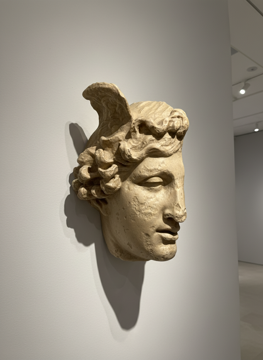 Tête de Gorgone - Hermès/ Mercure – Moulage Officiel des Musées Nationaux (RMN)