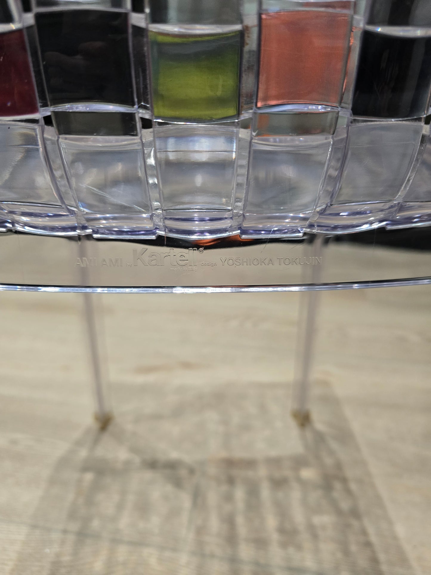 4 Chaise Kartell “Ami Ami” – Design Tokujin Yoshioka – Polycarbonate Transparent