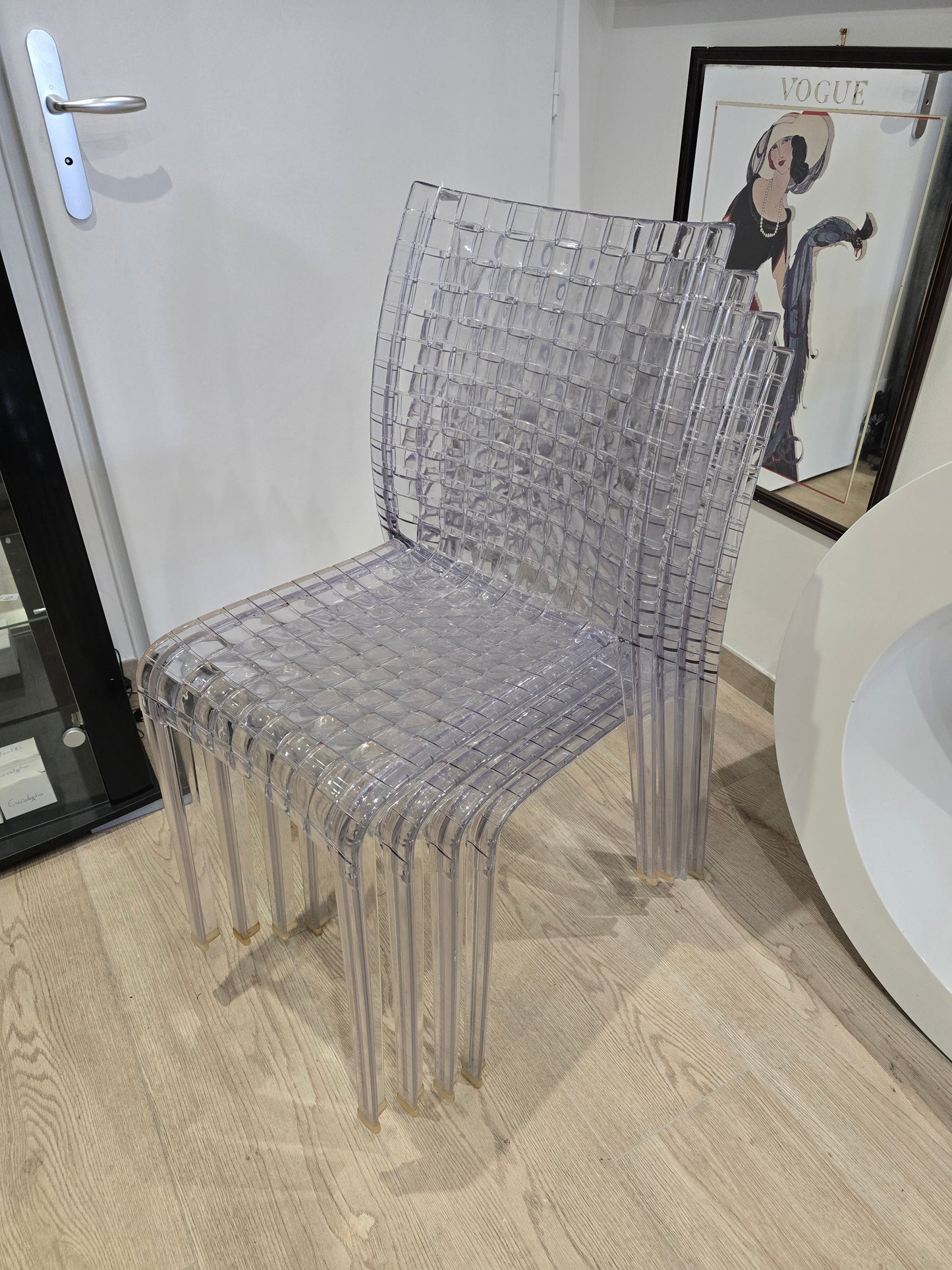 4 Chaise Kartell “Ami Ami” – Design Tokujin Yoshioka – Polycarbonate Transparent