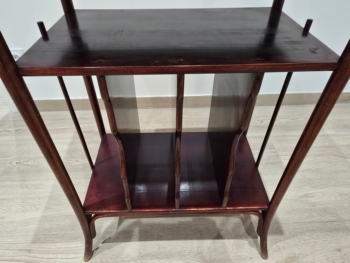 Rare table à musique THONET WIEN vers 1900 – porte-partitions bois courbé
