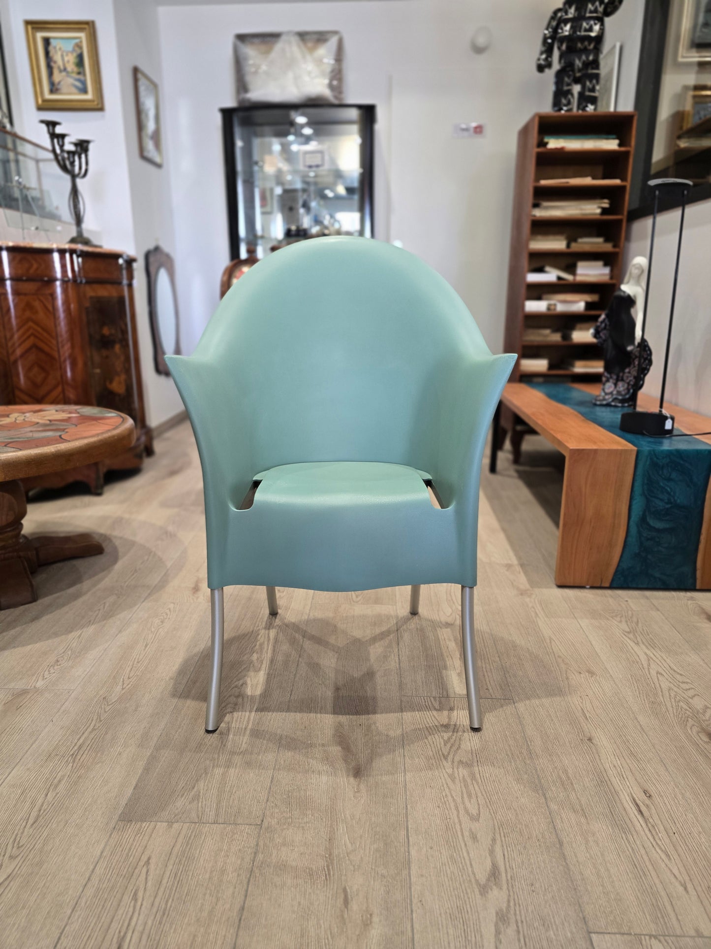 Fauteuil Lord YO by Philippe Starck pour Aleph / Kartell – vert céladon