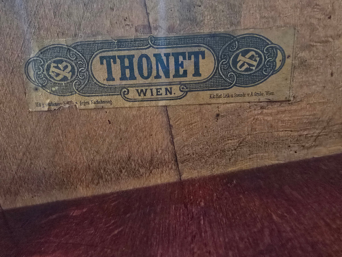 Rare table à musique THONET WIEN vers 1900 – porte-partitions bois courbé