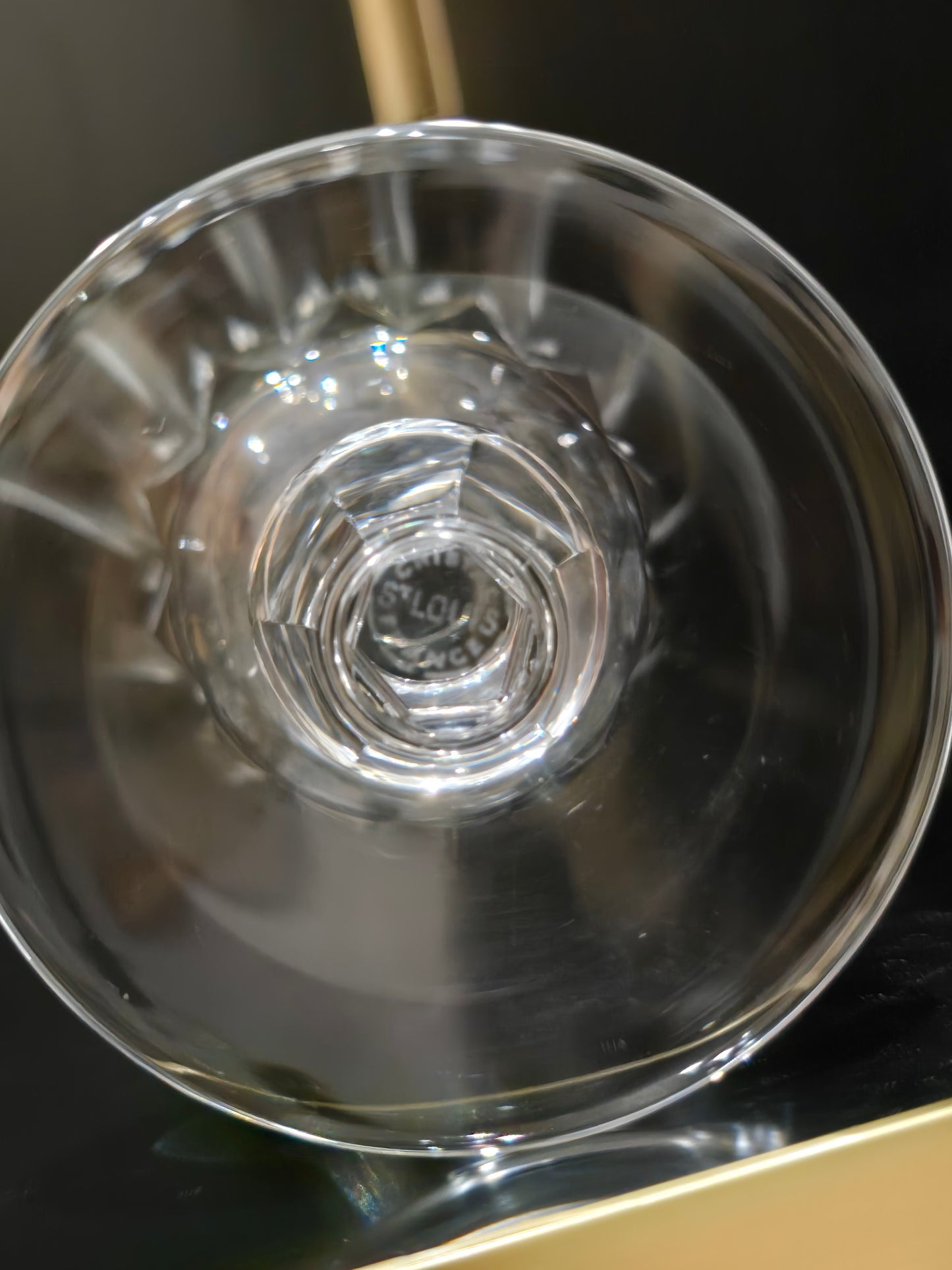 12 verres à eau Saint-Louis modèle Guernesey en cristal taillé