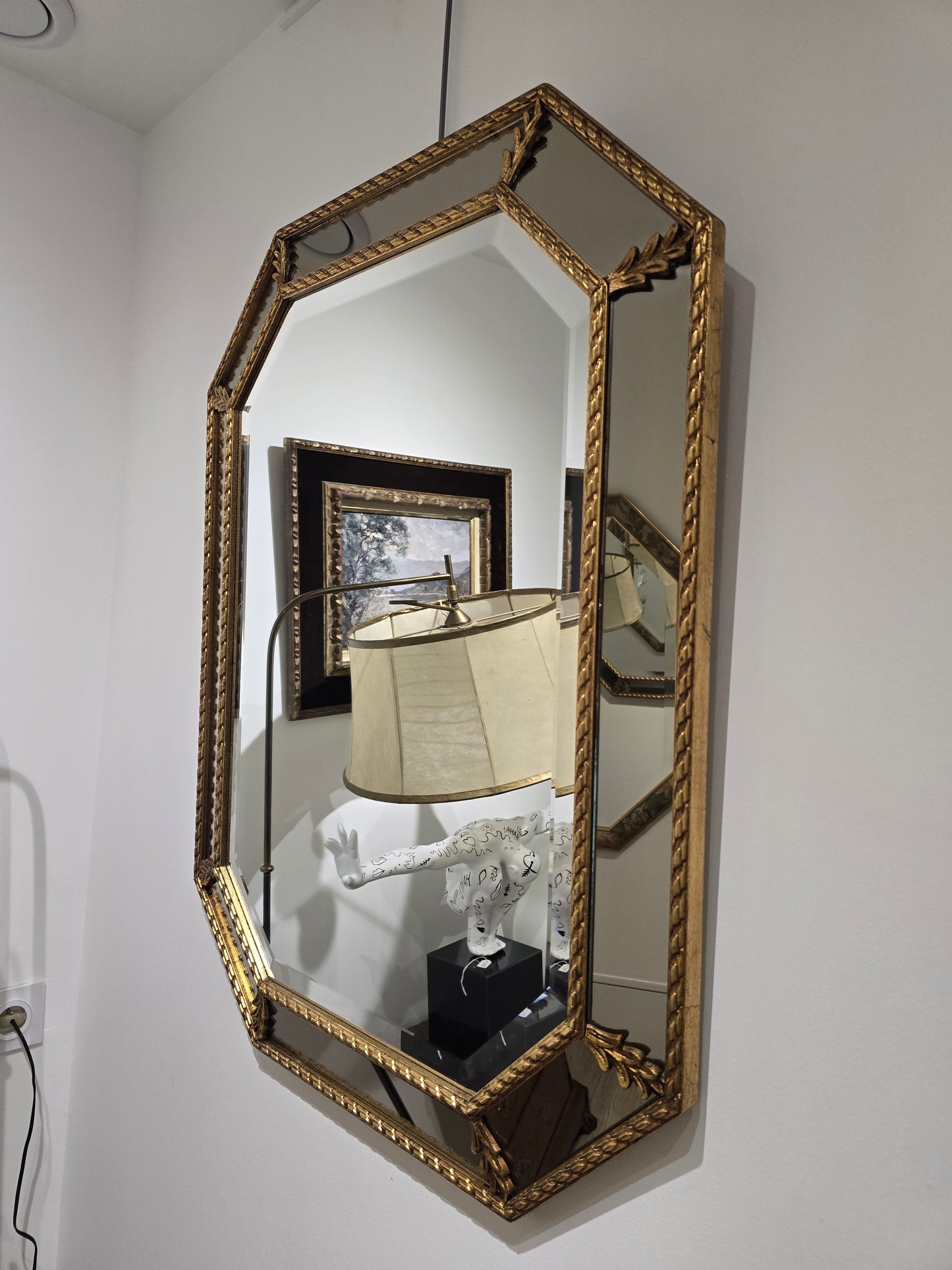 Miroir à parclose vintage